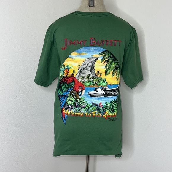 🔹 Jimmy Buffett 2011 Welcome to Fin Land Concert Tour Tee - Picture 2 of 7